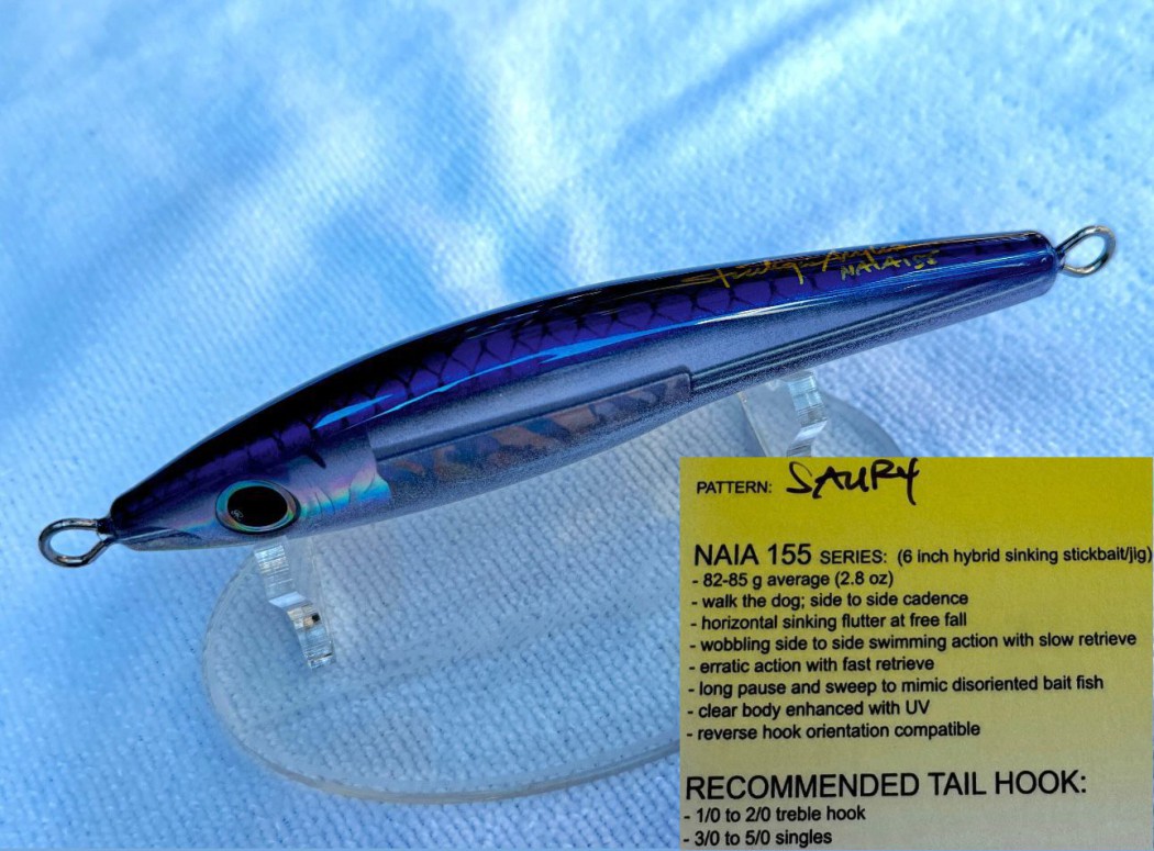 StrategicAngler  CUSTOM LURES -Saury