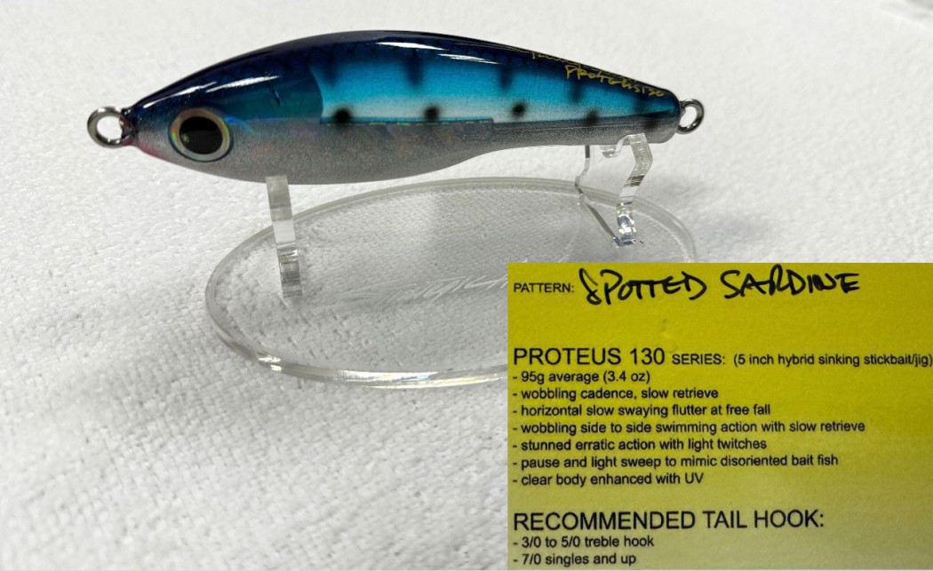 StrategicAngler  CUSTOM LURES -Mediterranean Sardine