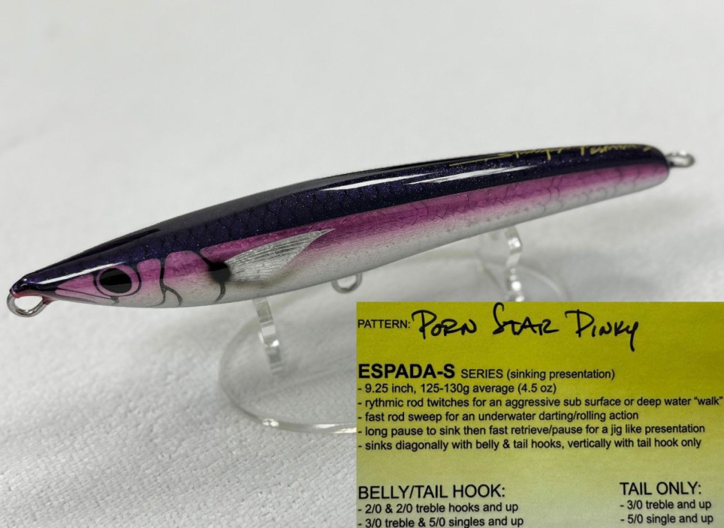 StrategicAngler  CUSTOM LURES -Porn Star Pinky
