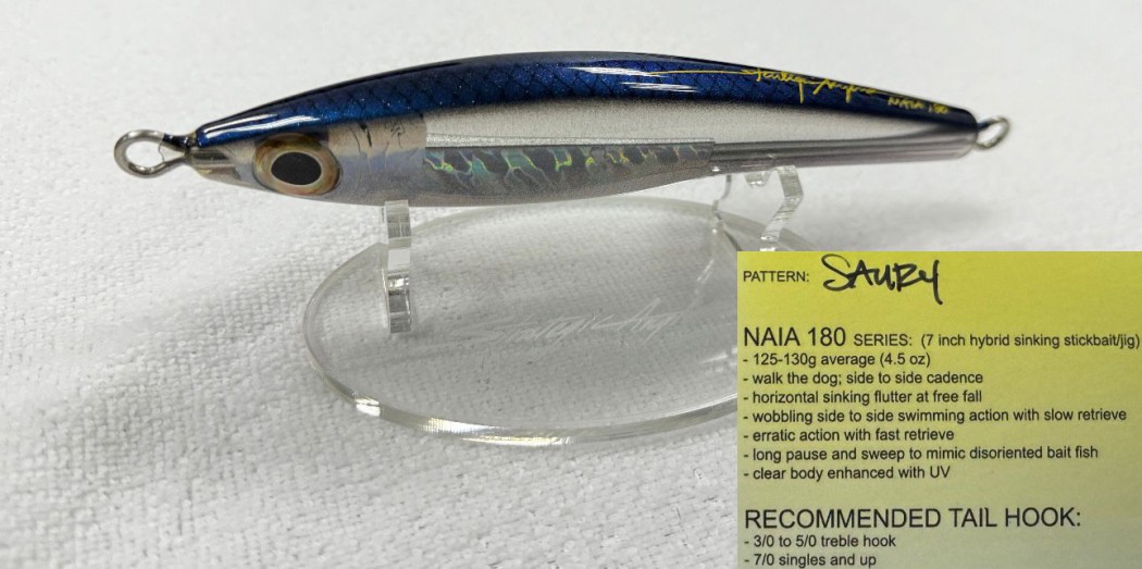 StrategicAngler  CUSTOM LURES -Saury