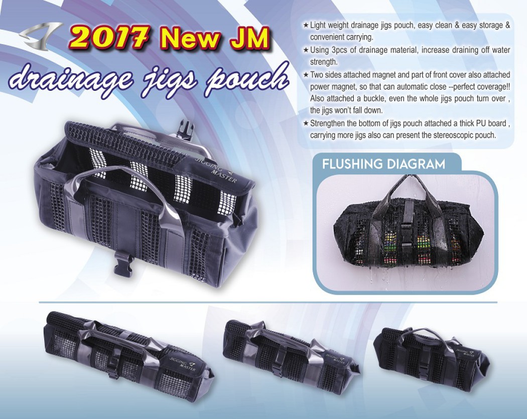 2017 New JM drainage jigs pouch size L