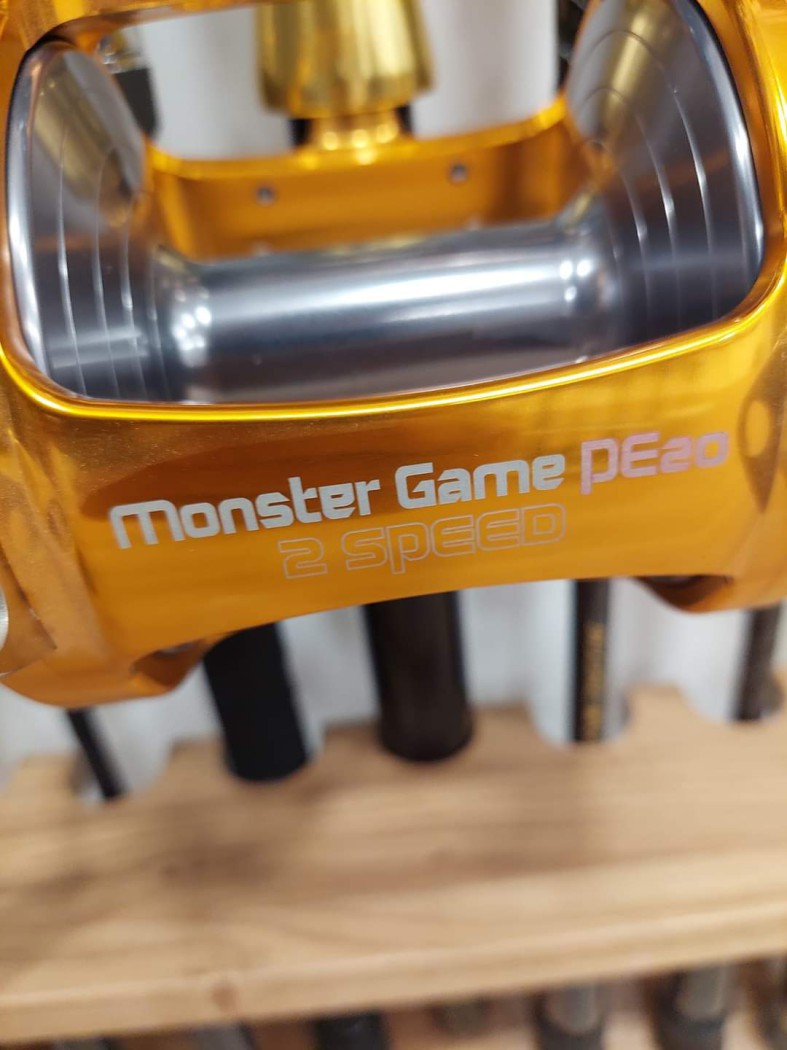 JM PE20 2 SPEED MONSTER GAME REEL- left hand