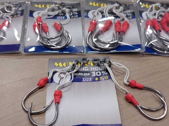 2023 JM heavy Monster Jigging Assist Hook:supply size:7/0-2pair/pkt